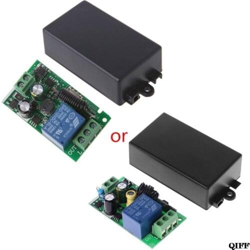 AC 220V 1CH RF 433MHz Wireless Remote Control Switch Module Learning Code Relay