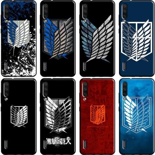 Attack on titan Shingeki no Kyojin Cover For Xiaomi Mi 11 9T 10T Pro Mi A1 A2 A3 Note 10 Lite Case For POCO M3 F2 Pro X3 Fundas