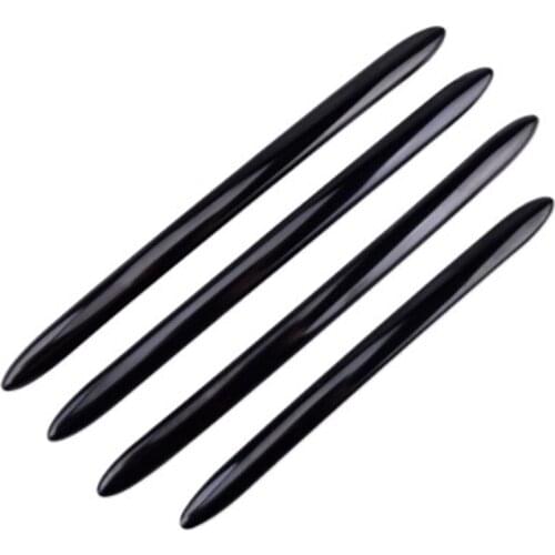 4Pcs for BMW 5 Series F10 F18 F11 2011-2017 Black Exterior Door Handle Cover Decorative Sticker