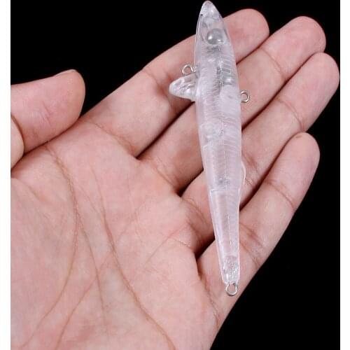 50pcs 9cm 11g blank nude baits crank pencil Minnow bait Unpainted Lure Bodies Fishing bait