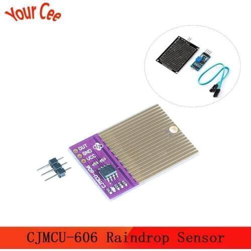 Raindrops Sensor Raindrops Detection Rain Weather Humidity Module Humidity Sensor Module 3.3-5V CJMCU-606 For Arduino