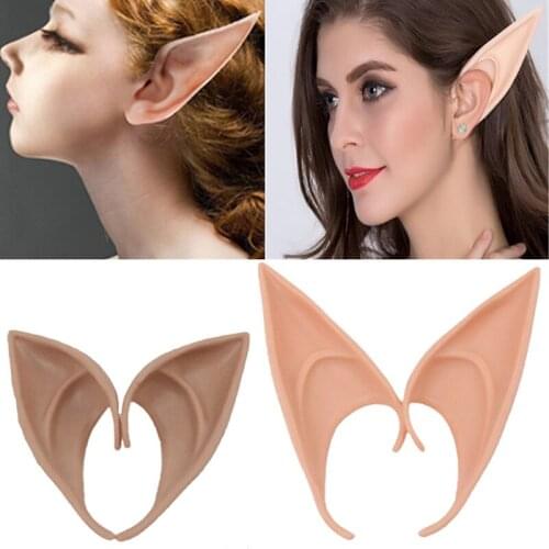 Child&Adults Festivals Funny Mysterious Angel Elf Ears Fairy Cosplay Halloween/Christmas/Carnival Latex Long Ears Party Props