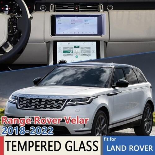 For Land Rover Range Rover L405 Velar L560 Sport L494 2018 ~2022 Car Navigation Film Screen Protector Tempered Glass Accessories
