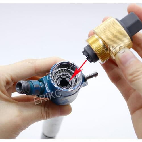 ERIKC E1023611 Common Rail Dismounting Injector Tools Prolonged Valve Nut Assy Parts Dismounting for Piezo Siemens Injector