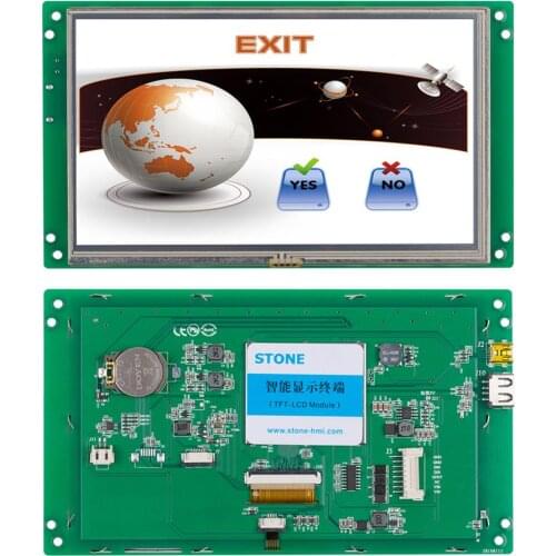 Intelligent 7.0 Inch Programmable Touch Screen with Serial Interface for Medical Application