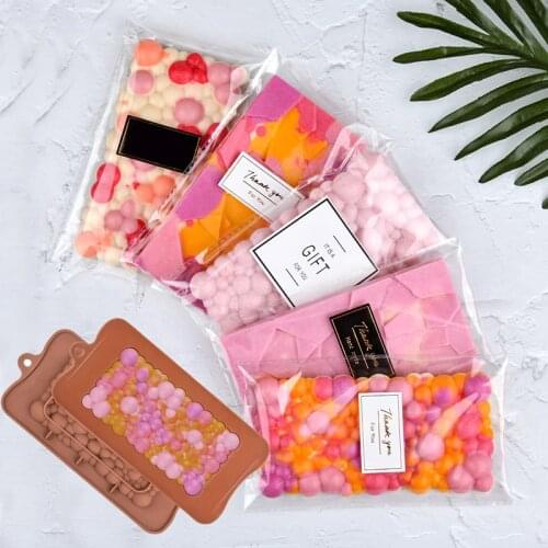 Meibum Silicone Chocolate Molds Baking Tools Whole Block Jelly Candy Chunks Gift Non-Stick Kitchen Accessories Pastry Decoration