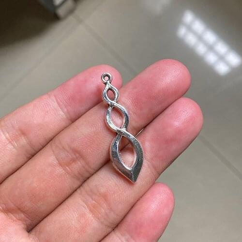 24pcs Fashion Celtic Knot DIY Handmade Pendant Necklace Earring Key Chain Accessories Charms Findings Jewelry Making Supplies