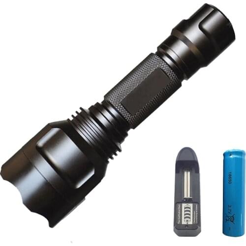 Powerful Led Flashlight Torch lights XM L2 Flash light lampe torche Linternas outdoor for hunting + 18650 battery + charger