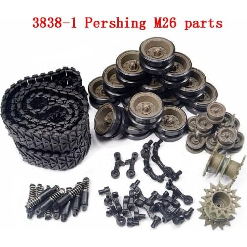Plastic Parts for Heng Long 3838-1 Pershing M26 RC Tank Model Track Drive Induction Road Wheel Rocker Arm Shock Absorber Screw