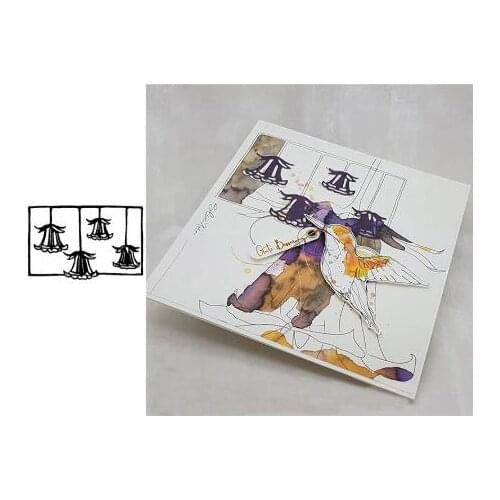 Cutting Dies, Beautiful Bell Flowers Frame Metal Die Cuts Aluminum Foil Plate for DIY Scrapbooking Card Making 2020 New