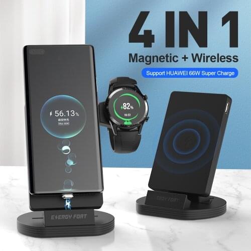 SIKAI 11th Gen 5A Super Fast Charger 66W 40W 20W Magnetic Charging Dock Stand For Huawei Mate 40 Pro Xiaomi iPhone 11 12