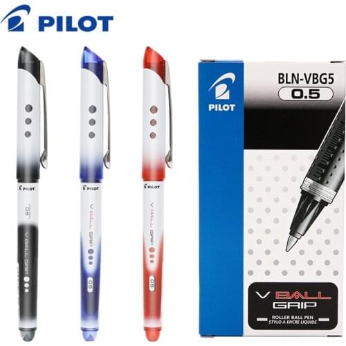 Japan Pilot gel pen color BLN-VBG5 large capacity new Weibao water-based pen student signature ball pen BLS-VBG5 same refill 0.5
