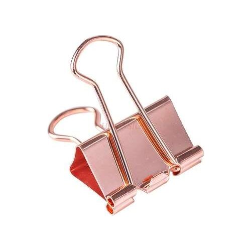 25pcs Long tail file paper test book clip data folder iron ticket holder multi-function office stationery