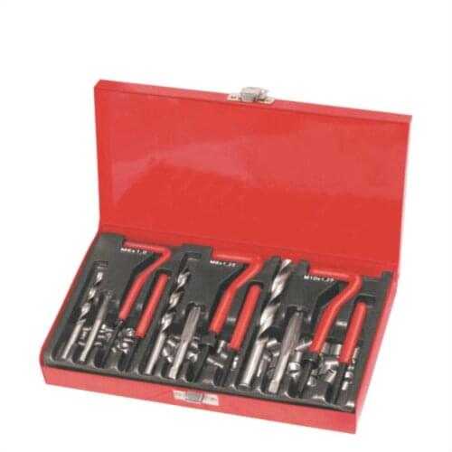 88 pcs M6 M8 M10 Car Engine Block Restoring Damaged Thread Repair Tool Kit for Helicoil Car Repair Tools Coarse Crowbar