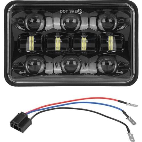 Car Modified Headlights Car LED Lights 120 Watts Square 5 Inches (4X6) LED Truck Headlights Universal