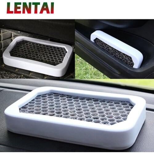 LENTAI For Skoda octavia a7 a5 2 rapid fabia Chevrolet cruze captiva aveo 1PC Car Activated Carbon Freshener Bamboo Charcoal Box