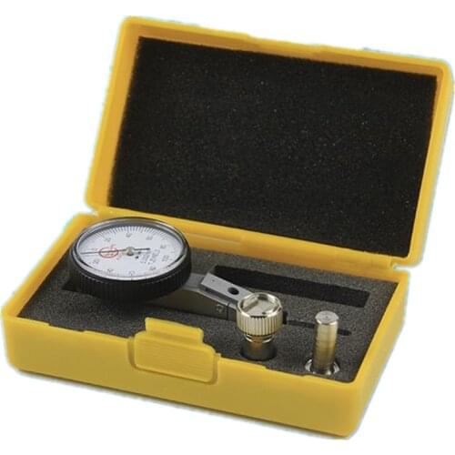 Dial indicator 0-0.8mm precision 0.01mm leverage micrometer dial test gauge reloj comparador