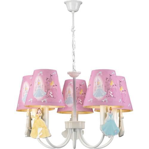 Children Cartoon Bedroom Chandelier Snow White Girl Bedroom Room Chandelier Cartoon Creative LED Cartoon Chandelier