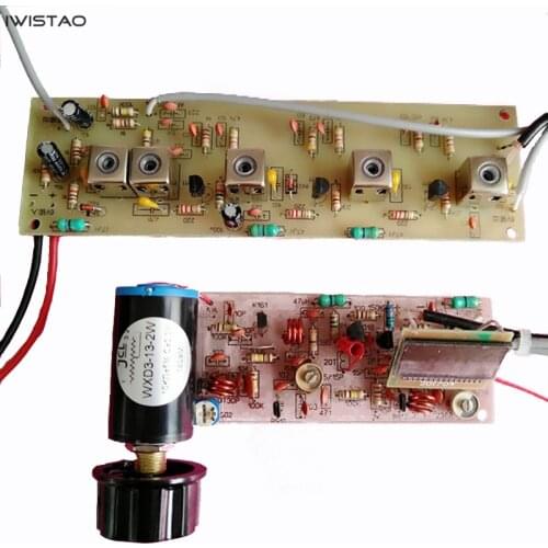IWISTAO Discrete Components Mono FM Tuner Board Electrical Tuning Decoding No Including Power Adapter