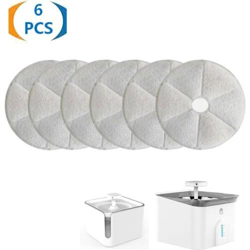 Cat water dispenser water dispenser filter element, suitable for 3 liters pet water dispenser activated carbon filter element