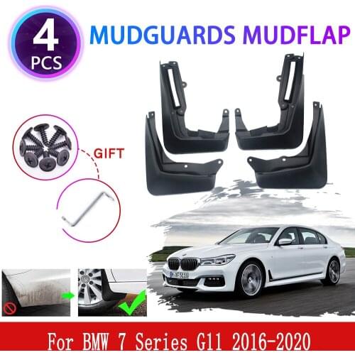 For BMW 7 Series G11 2016 2017 2018 2019 2020 Mudguards Mudflaps Fender Mud Flap Splash Mud Guards Cover Rear Wheel Accessories