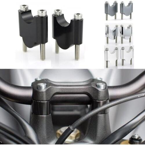 For Ducati Monster S2R S4R Hypermotard 796 821 939 939SP 1100 28mm 1 1/8" Handle Fat bar Mount Riser Handlebar Risers Aluminum