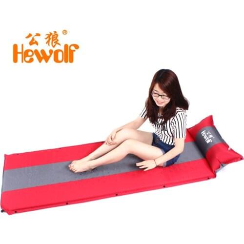 Hewolf outdoor automatic filling air cushion camping supplies 200*65*3cm memory foam pad moisture proof