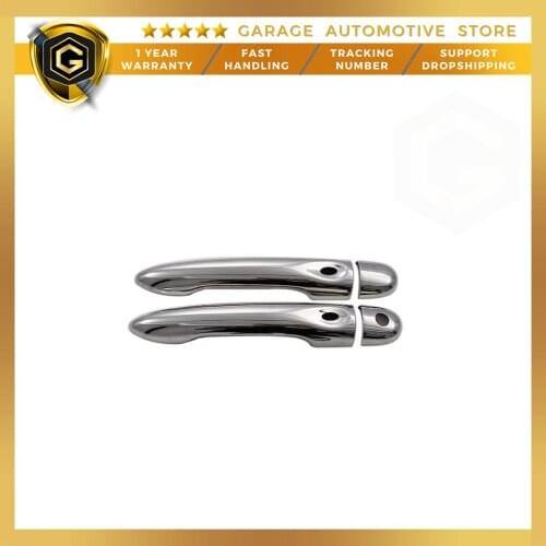 For Renault Clio 4 HB Chrome Door Handle 2 Door Sensor 2012 - 2019