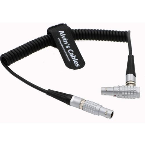 Alvins Cables 5 Pin Timecode Coiled Cable for Sound Devices ZAXCOM DENECKE XL-LL