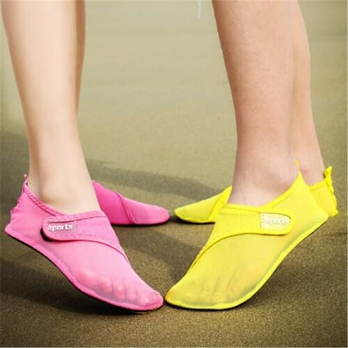 Unisex Sneakers Swimming Shoes Water Sports Aqua Seaside Beach Surfing Slippers Upstream Light Athletic Hook Loop For Men Women