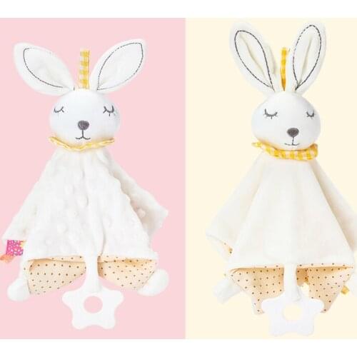 Kawaii Plush Toys Infant Chewable Comforting Towel Puppet Toy Dolls Animals Children Baby Sleeping Plush Toy Kid Birthday Gift