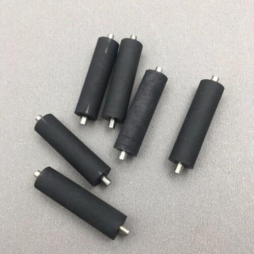 24PCS Allwin Konica 512 print head KM512 rubber pinch rollers for Human Xuli Flora printer paper pressure rubbe rollers 42.5mm