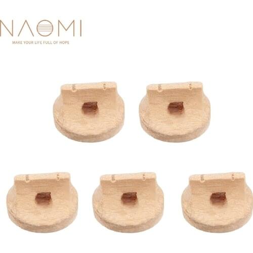 Naomi 5PCS Erhu Perform Bridge Maple Erhu Bridge String Instrument Accessory For ChineseTraditional Musical Instrument Lovers