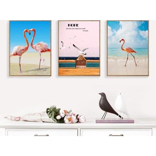Full Square 5D DIY Diamond Paintings easide landscape Picture Diamond Embroidery sale flamingos,Cross Stitch kit,Mosaic