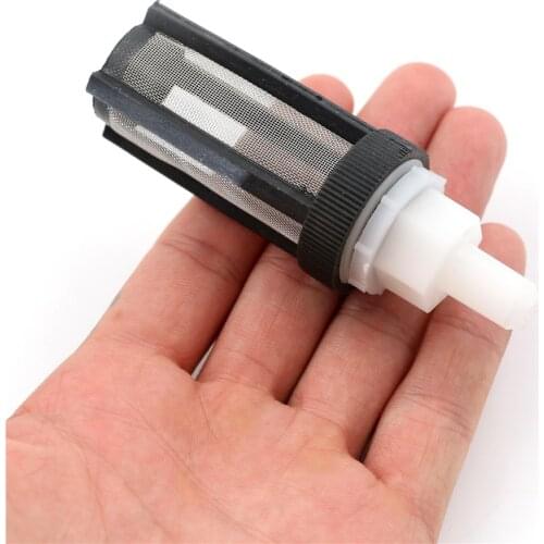 Drop Ship Plastic Straight Head Black Filter Water Pump Strainer for 8mm Tube Garden Tool high quality