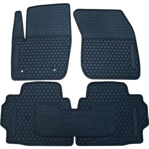Custom Rubber Car Floor Mats for Ford Modeo No Odor Waterproof Carpets