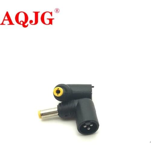5.5 x 2.5 mm male DC Power Connector Adapter Laptop 5.5*2.5 to 3pin 3hole 90 Degrees Plugs DC jack For Notebook Computer 16VM2