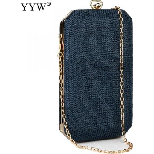 Straw Handbag Party Bridal Clutch Purse Square Crossbody Bag Cell Phone Purse Wallet For Women Woven Shoulder Bag Khaki