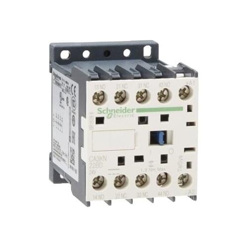 TeSys K control relay - 2 NO + 2 NC - = 690 V - 24 V DC standard coil CA3KN22BD CA3-KN22BD