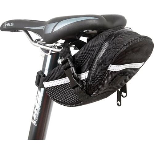 Outdoor Waterproof Bicycle Tail Bag Cycling Bike Back Seat Nylon Saddle Bag For BikeTail Backpack Black Hot Dropshipping