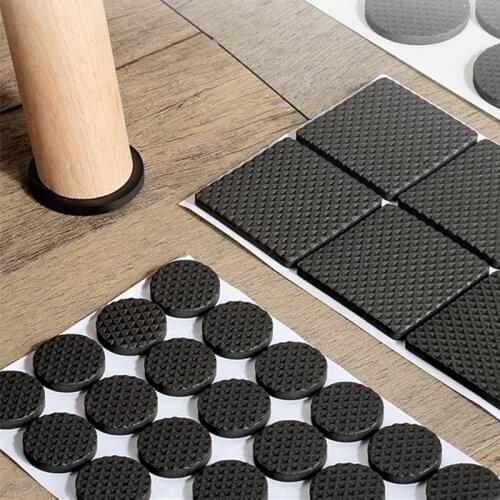 10-90pcs Thicker Felt Furniture Pads Furniture Non-slip Pad Thicker Protects For Floor Surface Anti Skid Scratch Tabs Leg Pads