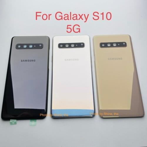 100% Original Back Cover Rear Plane Case Housing Battery Door Replacement For Samsung Galaxy S10 5G Version G9770 G977B G977U