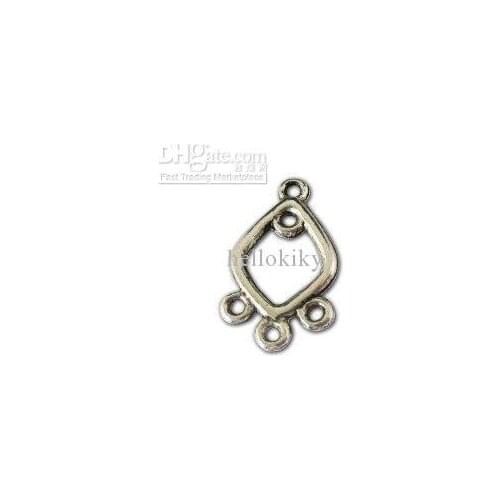 1500pcs Tibetan silver 3 to 1 earring connector A10560