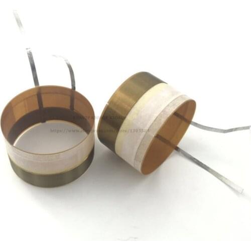 2pcs High Quality Voice coil For B&C 10MD26-8 LOUDSPEAKER 76.2mm 3inch Flat aluminum wire