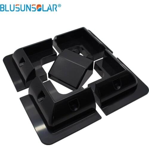 5 set/lot Black Color ABS Solar Panel Mounting Brackets Solar Panel Mount for Solar Panel Mounting Systems