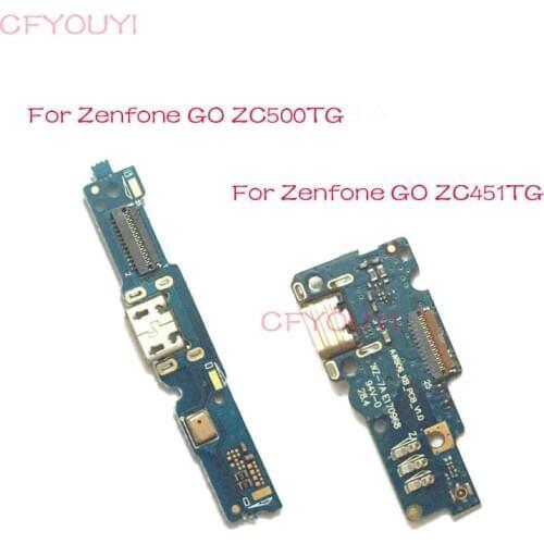 5pcs/lot Micro USB Charging Charger Port Dock Connector Flex Cable Mobile Phone Replacement For Asus Zenfone GO ZC500TG ZC451TG