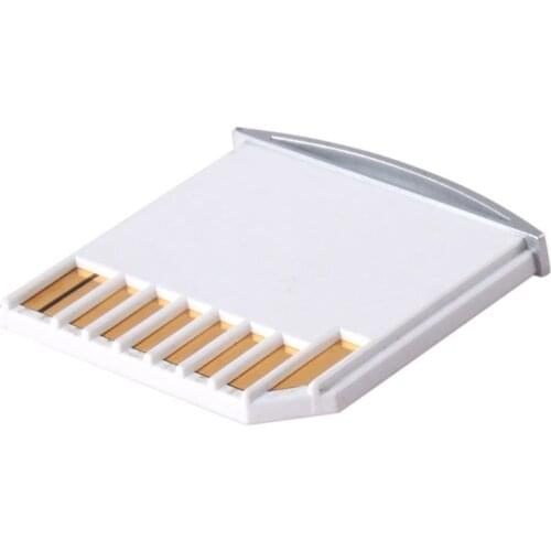 White MicroSD Card Adapter TF to SD Adapter Support For MacBook Air #61396
