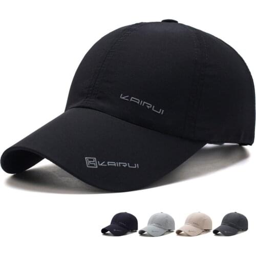 High Quality Adjustable Baseball Hat Summer Solid Color Mesh Hat Fashion Snapback Quick-drying Summer Visor Cap bone masculino