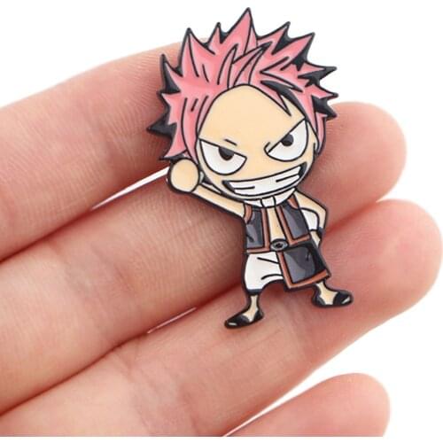 DZ1485 FAIRY TAIL Anime Creativity brooch Enamel Pins Badge for Backpack Collar Lapel Pin Hat Jewelry Birthday Gifts for Friends