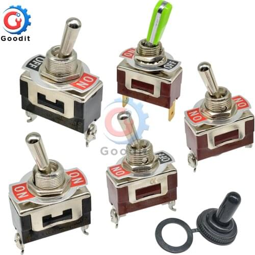 E-TEN(C) 1021 Miniature Toggle Switch 250V 16A/20A Mini Toggle Switch Hole Silver/Copper Contact Rocker E-TEN(C)1021 Switchs